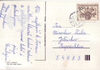 Grußkarte / Herzliche Glückwünsche - CZ 19xx 95 213 ●