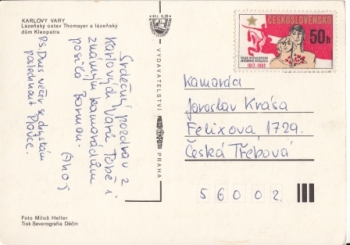 Karlovy Vary - CZ 19xx 95 367 ●