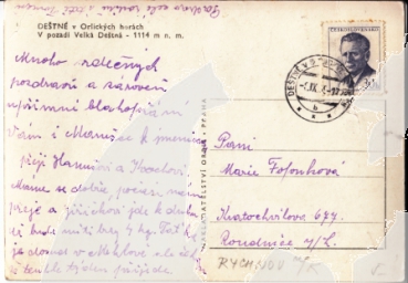 Deštné v Orlických horách - CZ 19xx 95 391 ●