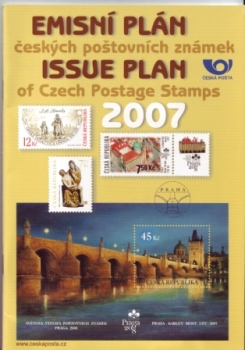 CZ Emisní plán českých poštovních známek 2007
