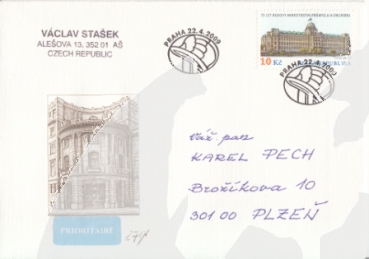 FDC 0594 - CZ 2009 04 003 ●