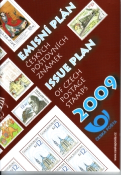 CZ Emisní plán českých poštovních známek 2009