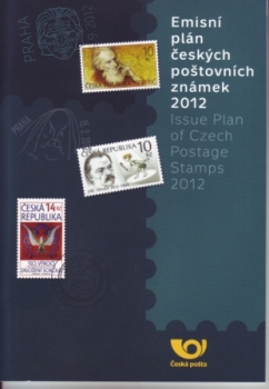 CZ Emisní plán českých poštovních známek 2012