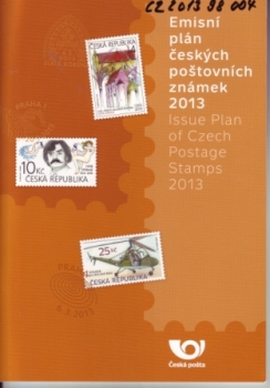 CZ Emisní plán českých poštovních známek 2013