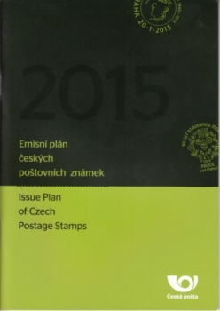 CZ Emisní plán českých poštovních známek 2015