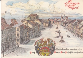 Václavské náměstí (kresba) - CZ xxxx 95 247 **