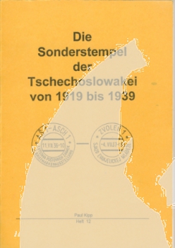 D Die Sonderstempel der Tschechoslowakei von 1919 - 1939