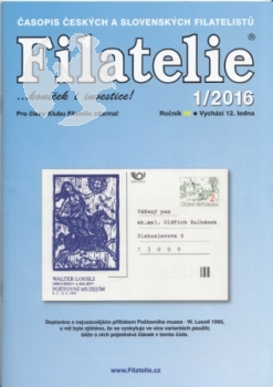 CZ FILATELIE 2016 / 01 - 12 - kompletní ročník