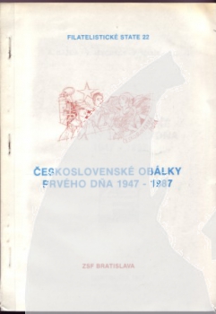 CZ Filatelistické statě 22 - FDC der Tschechoslowakei - 1947 - 1987