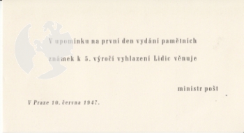 FDC 453 / 455 - M 3 / 47 - 498 ● - 1947