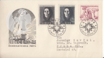 FDC 453 / 455 - M 3 / 47 - 498 ● - 1947