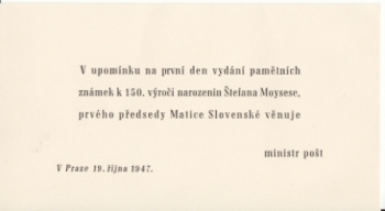 FDC 460 / 461 - M 6 / 47 - 165 ● - 1947