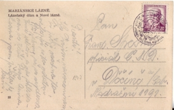 Mariánské Lázně 1947 95 009 ●