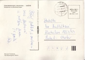 Sněžné na Moravě 1994 95 002 ●