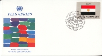 OSN New York FDC 0373 / 0388 - přítisk "GENEVA" ● - 1981