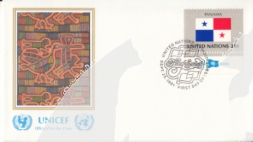 OSN New York FDC 0373 / 0388 - přítisk "UNICEF"  ● - 1981
