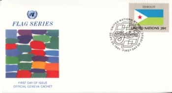OSN New York FDC 0373 / 0388 - přítisk "GENEVA" ● - 1981