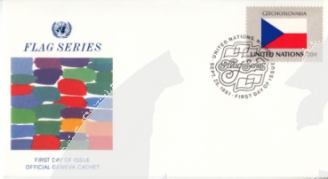 OSN New York FDC 0373 / 0388 - přítisk "GENEVA" ● - 1981