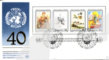 OSN New York FDC 0515 / 0518 (BL 9) ● - 1986