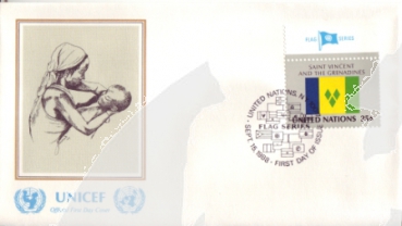 UNO New York FDC 0553 / 0568 ● - 1988
