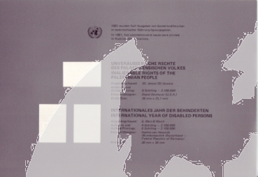 UNO Wien - 0016 / 0022 ** - Jahreszusammenstellung 1981