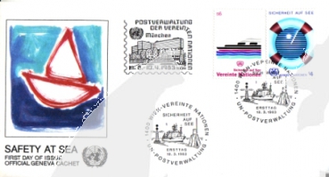 OSN Vídeň FDC 0030 / 0031 ● - 1983