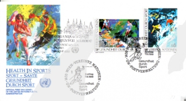 OSN Vídeň FDC 0085 / 0086 ● - 1988