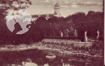 Zámek Konopiště 1925 95 004 ●