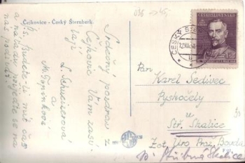 Čejkovice (Český Šternberk) 1948 95 011 ●