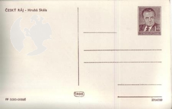 Český ráj - Hrubá Skála CPH 009-007 - 1951 **