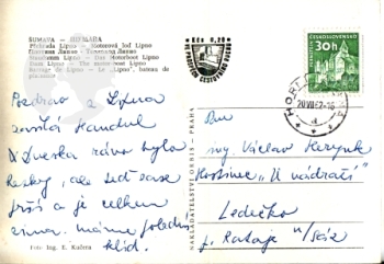 Böhmerwald - Stausee Lipno 1962 95 002 ●