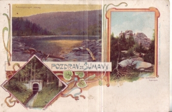 Šumava - Plešné jezero 19xx 95 251 ●