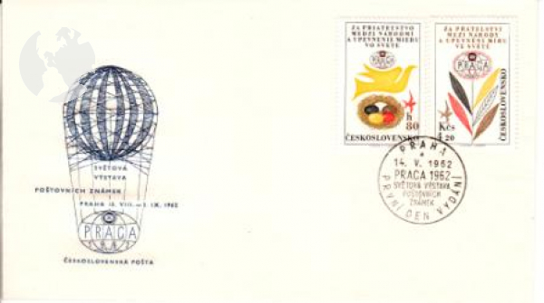 FDC L 0050 + L 0053 ● - 1962