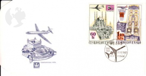FDC L 0057 + L 0059 ● - 1967