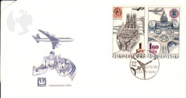 FDC L 0058 + L 0060 ● - 1967