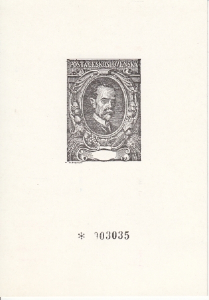 0140 černotisk T. G. Masaryk ** - 1920