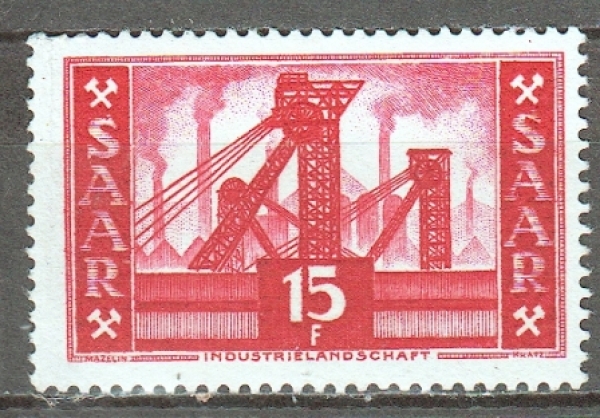 Saarland (BRD) 0329 ** - 1952