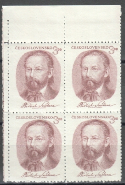 0596 čtyřblok ** - 1951