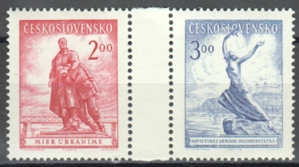 0691 + 0692 Zusammendruck ** - 1952