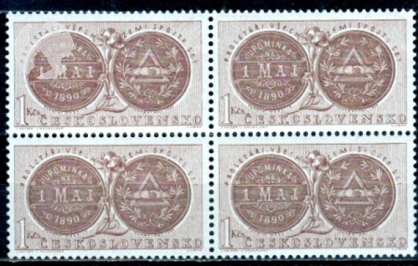 0723 čtyřblok ** - 1953