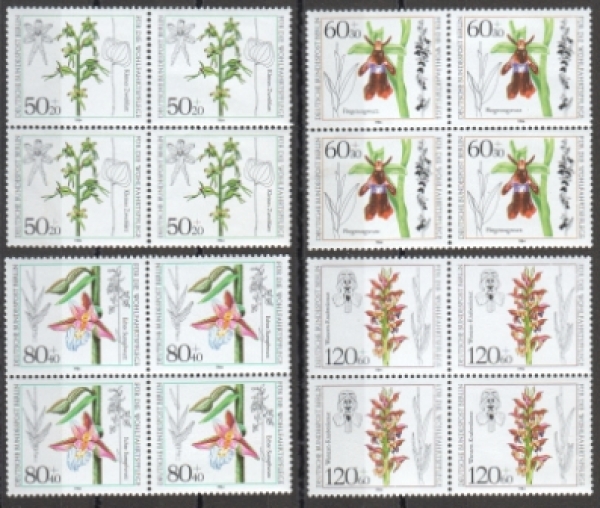 Západní Berlín 0724 / 0727 čtyřblok ** - 1984