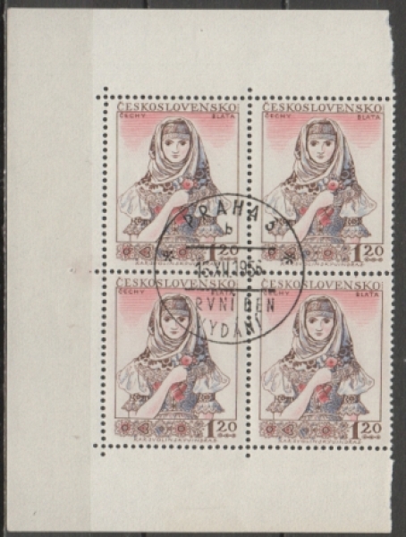 0914 čtyřblok - 15. XII. 56 ● - 1956