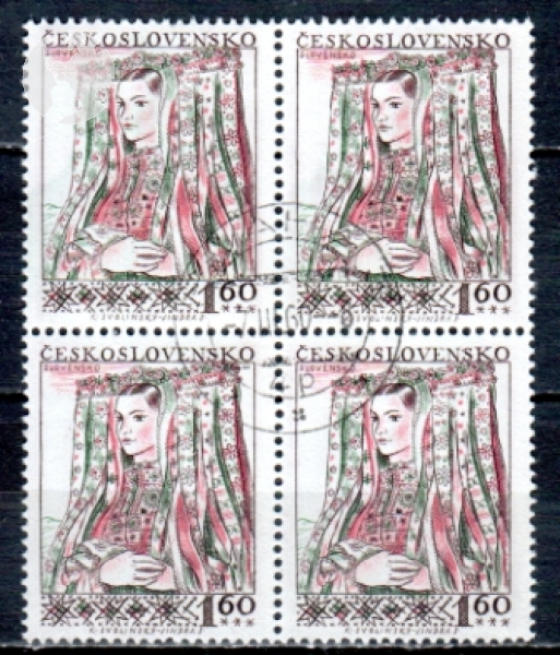 0916 čtyřblok - 7. III. 60 ● - 1956