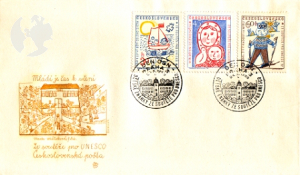 FDC 1023 / 1025 ● - 1958