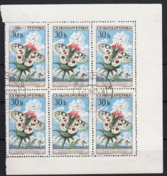 1219 - větší celek 6 známek ● - 1961