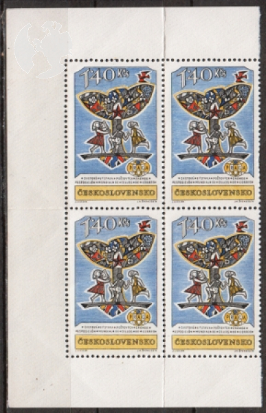 1267 čtyřblok ** - 1962