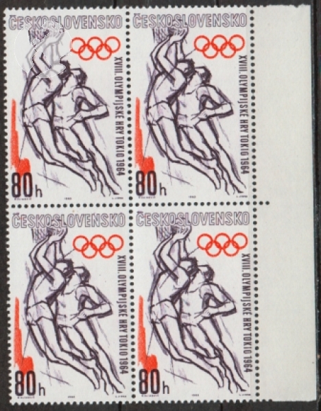 1341 čtyřblok ** - 1963