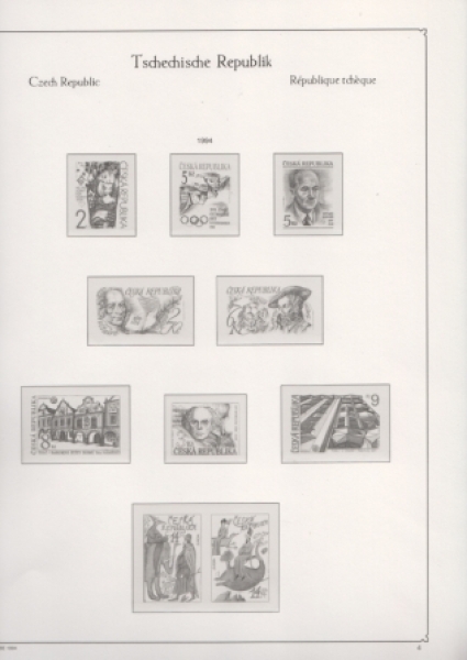 KABE - předtištištěné listy Česká republika / 1994