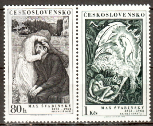 2050 + 2051 soutisk vodorovně ** - 1973