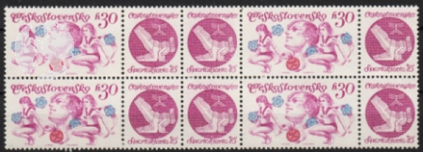 2139 - větší celek 4 známky + 6 K ** - 1975